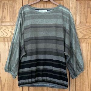 Ombré striped Sweater knit top
